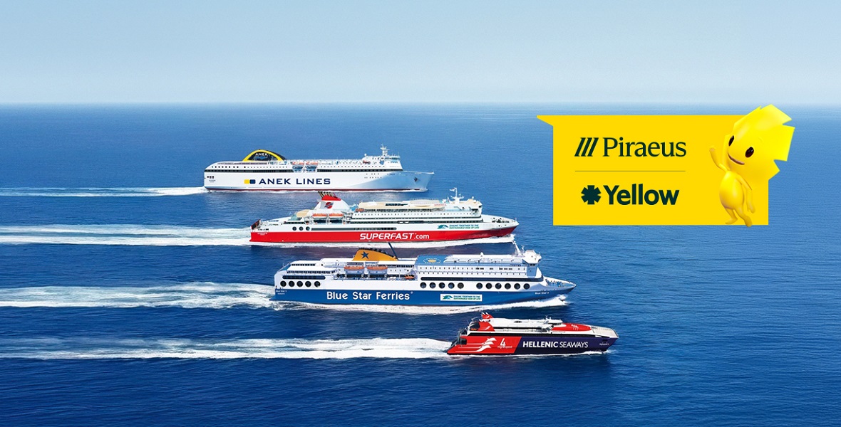 Blue Star Ferries & Yellow